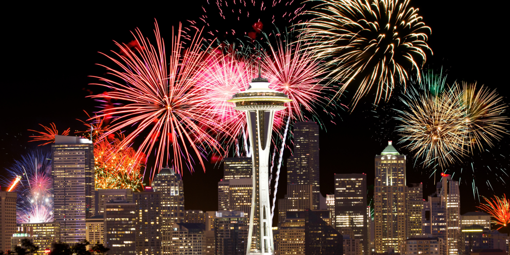 Seattle New Years Resolution Fireworks